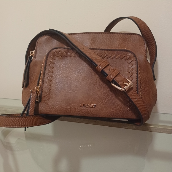 AFKOMST Brown Organizer Purse - Picture 2 of 11